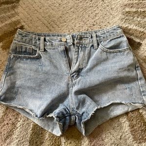 Denim shorts